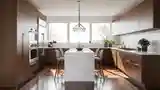 Świetliste Kuchnie Mid Century Modern