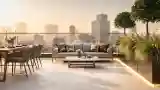 High-End Glamour Terrace Lounge