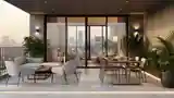 Wysoki Loft z Terrasą