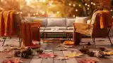 Glamour Terrace in Autumn Gold