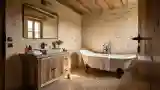 Luxurious Rustic Bathroom Retreat
