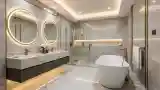 Minimalist Glamour Bathroom