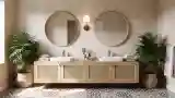 Minimalist Bathroom with Natural Materials