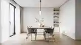 Minimalist Dining Room with Elegance