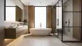 Modern Luxury Bathroom with Minimalist Elegance