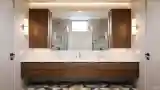 A Day in the Wood-Finished Bathroom