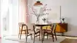 Elegancka Sala Jedzeniowa w Stylu Mid-Century