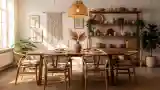 Elegancka Sala Do Jadalni Boho