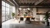 Elegancki Loft Jadalnia