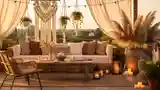 Boho Taras z Wielkim Widokiem