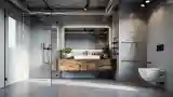 Industrial Bathroom Elegance