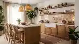 High-End Boho Kitchen
