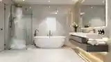 White Marble Glamour Bathroom