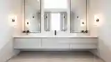 Minimalist Bathroom with Radiant Light