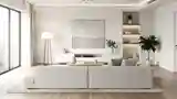 Skandynawski Salon z Drewnem i Włosiem
