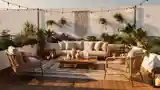 Boho Taras z Wysokim Stylem