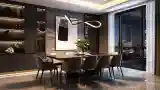 Modern Luxury Dining Room with Marble