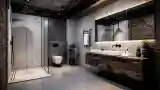 Industrial Bathroom, Raw Luxury