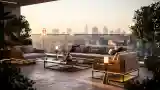 Luxury Terrace Lounge with Views
