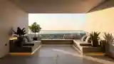Minimalist Terrace in Stone