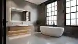 Luksusowy Łazienka W Loftowym Stylu