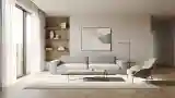 Minimalistowa Sypialnia z Drewnem