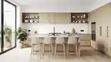 Japandi Kitchen in Light Wood