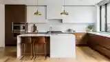Świetliczny Kuchnia Mid Century Modern