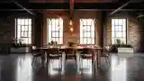 High-End Industrial Dining Room