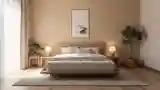 Japandi Bedroom with Wood