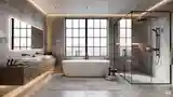 Luksusowy Loft z Betonem i Drewnem