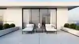 Modern Terrace with Concrete Slabs