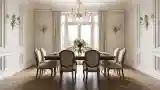 Grand Dining Room with Crystal Chandelier