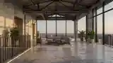 Industriálny taras z betonu i stali
