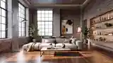 Loft z betonu i cegły