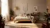 Wysoki styl boho w sypialni