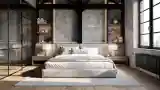 Industrial Chic Bedroom Retreat
