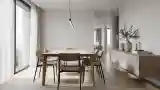 Minimalistowy Salon Jadalniany