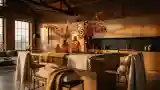 Loft Kuchnia z Cegłą i Drewnem