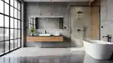 Minimalist Industrial Bathroom