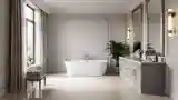 Luxurious White Spa Bathroom