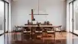 Elegant Dining Room with Wood