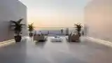 Minimalist Terrace with City View