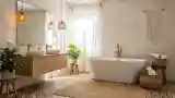 Elegancja naturalnych materiałów w łazience