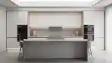 Minimalist Kitchen with High-End Materials