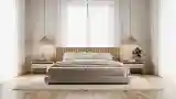 Wood-Paneled Bedroom Elegance