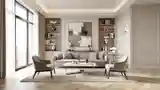 Elegancki Salon Modernistyczny