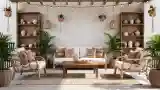 Natural Harmony in Outdoor Lounge