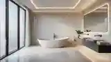 Luxury Bathroom with Panoramic View