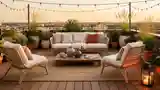 Boho Terrasa z Wizją Miejską